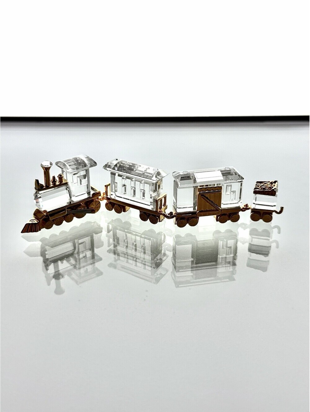 Swarovski Memories - Toy Train Engine, Coal, Passenger & Freight Car